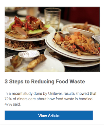 3 Steps to Reducing Food Waste